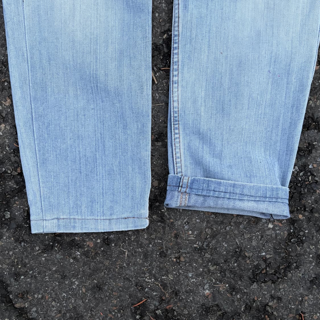리바이스 505 레귤러 연청 데님 (34)    상품이미지3