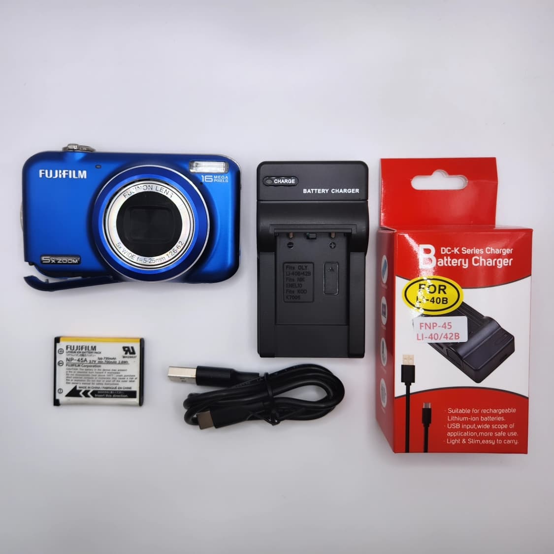 작례⭕️ 한국어지원‼️ 후지필름 파인픽스 JX400 블루 디지털카메라 상품이미지8