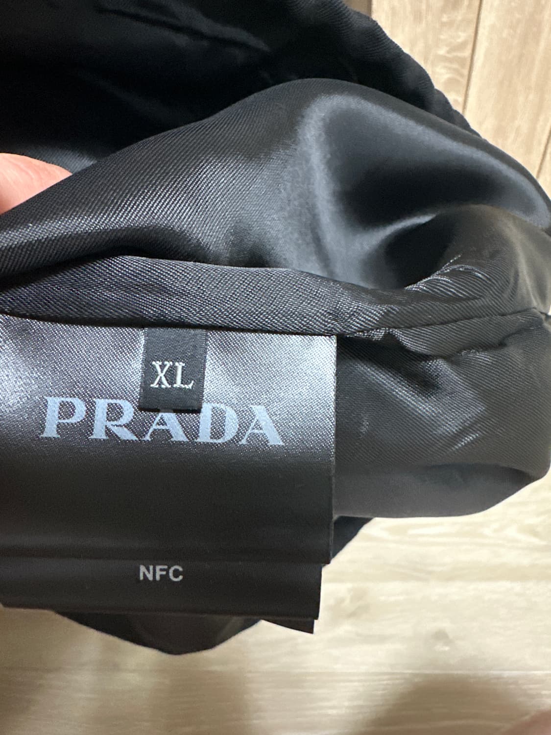 프라다 울후드 블루종자켓 SGC195 XL 판매합니다 상품이미지4