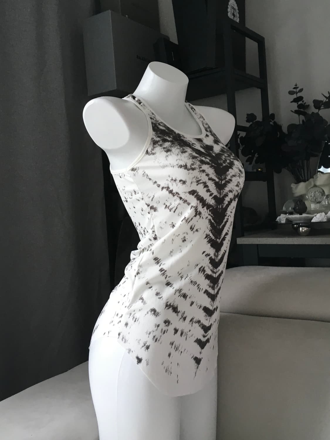 ༒ BONE PRINTED LONG SLEEVELESS 상품이미지2