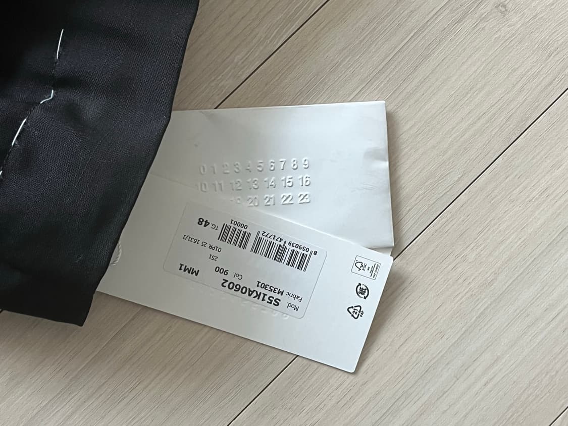 마르지엘라 블랙 와이드 팬츠 새상품 급처 상품이미지2