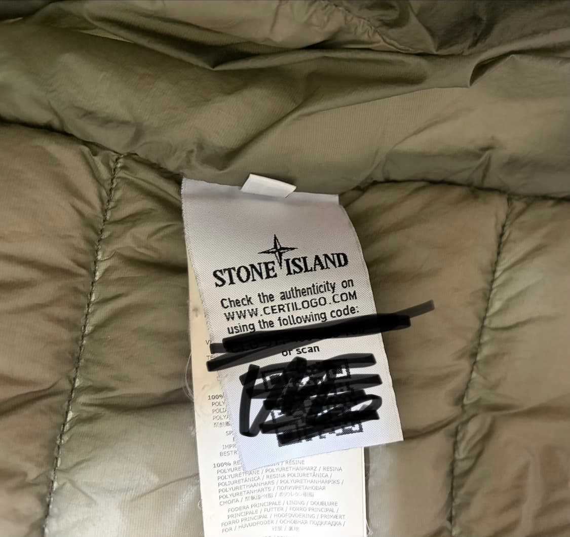 [L]스톤아일랜드 가먼트다이드 패딩베스트 상품이미지9