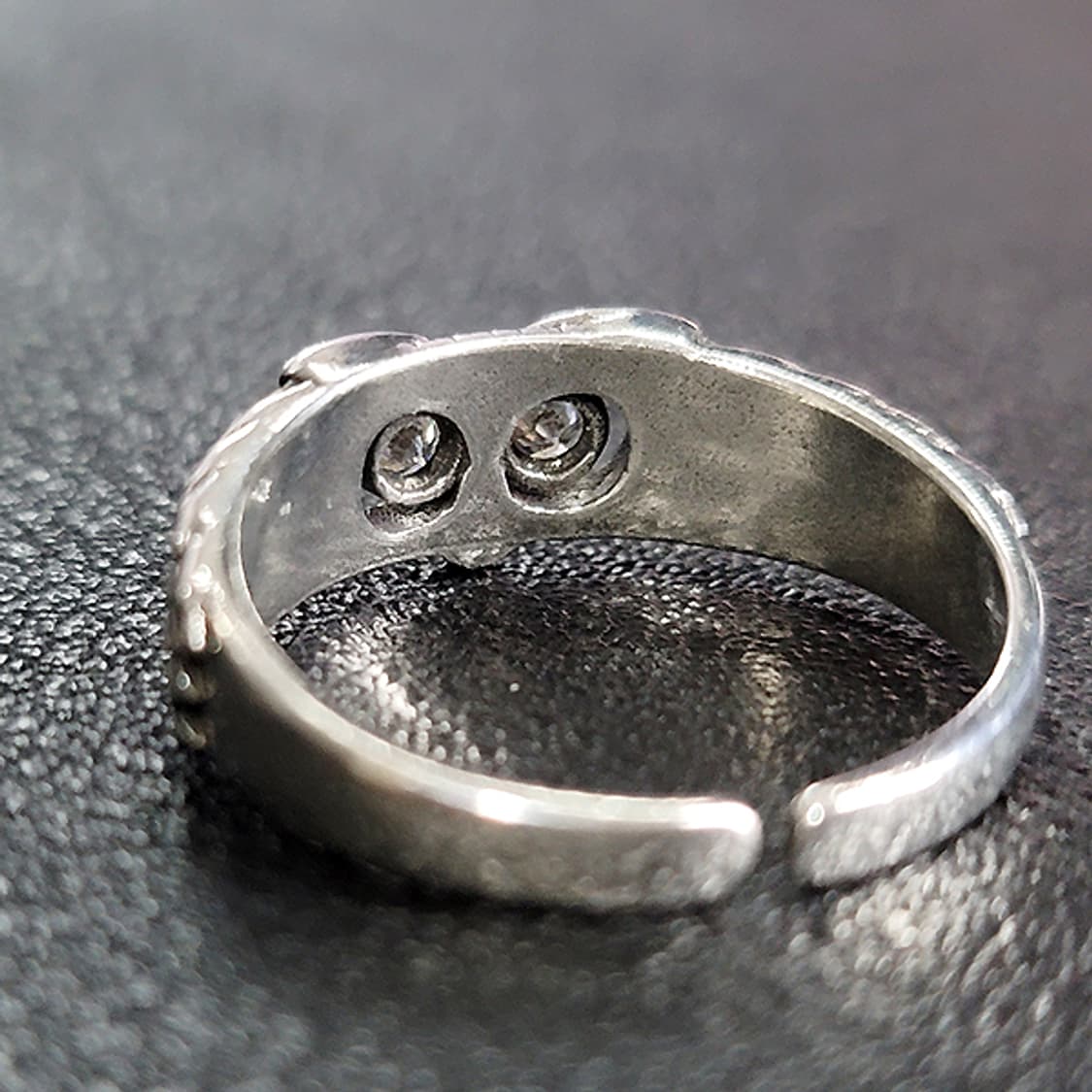 Minerva 실버 남자 엔틱 빈티지 선물 지혜 여신 부엉이 반지 상품이미지3