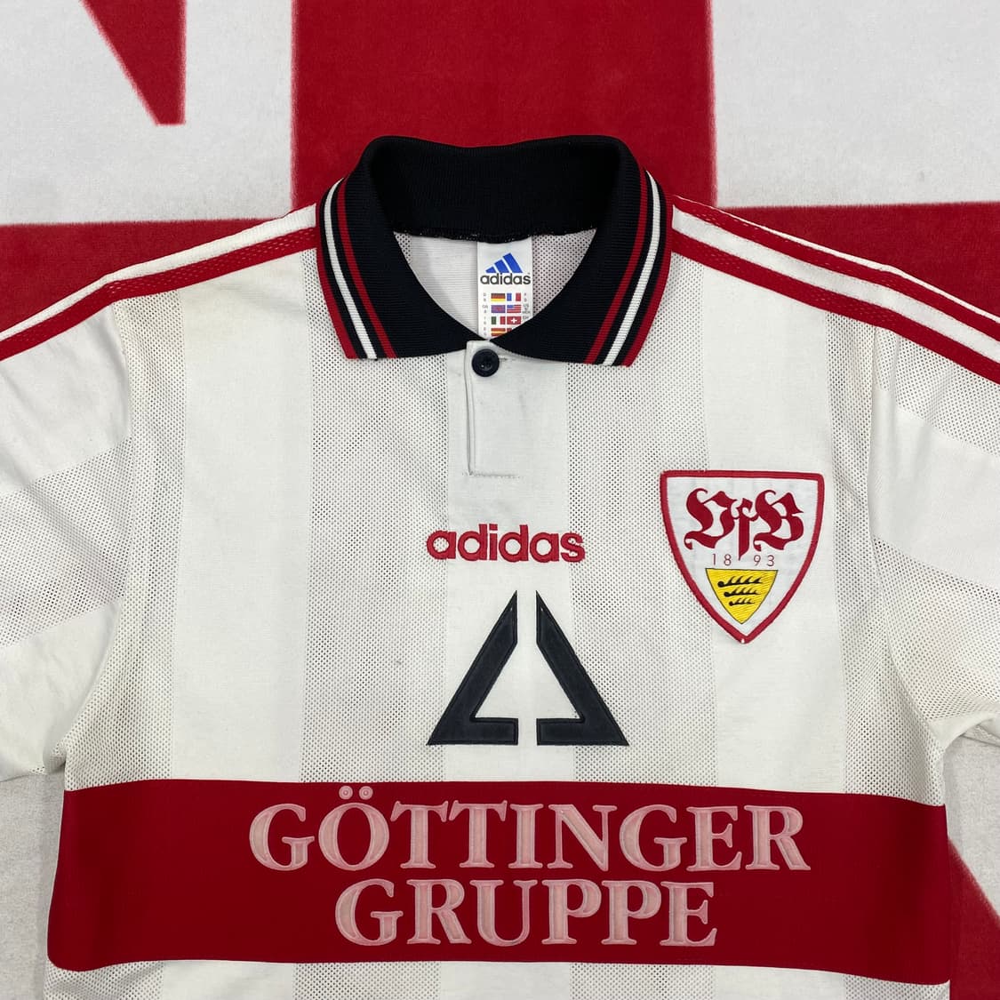 97-98 아디다스 VFB슈투트가르트 노마킹 유니폼 S 상품이미지3