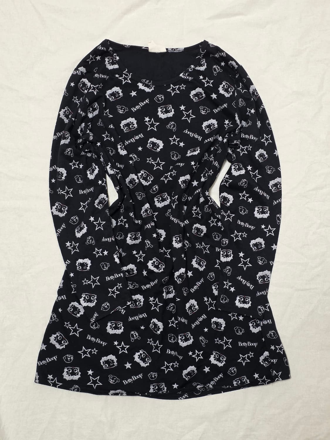 BETTYBOOP 베티붑 패턴 너드 일본빈티지 원피스 상품이미지1