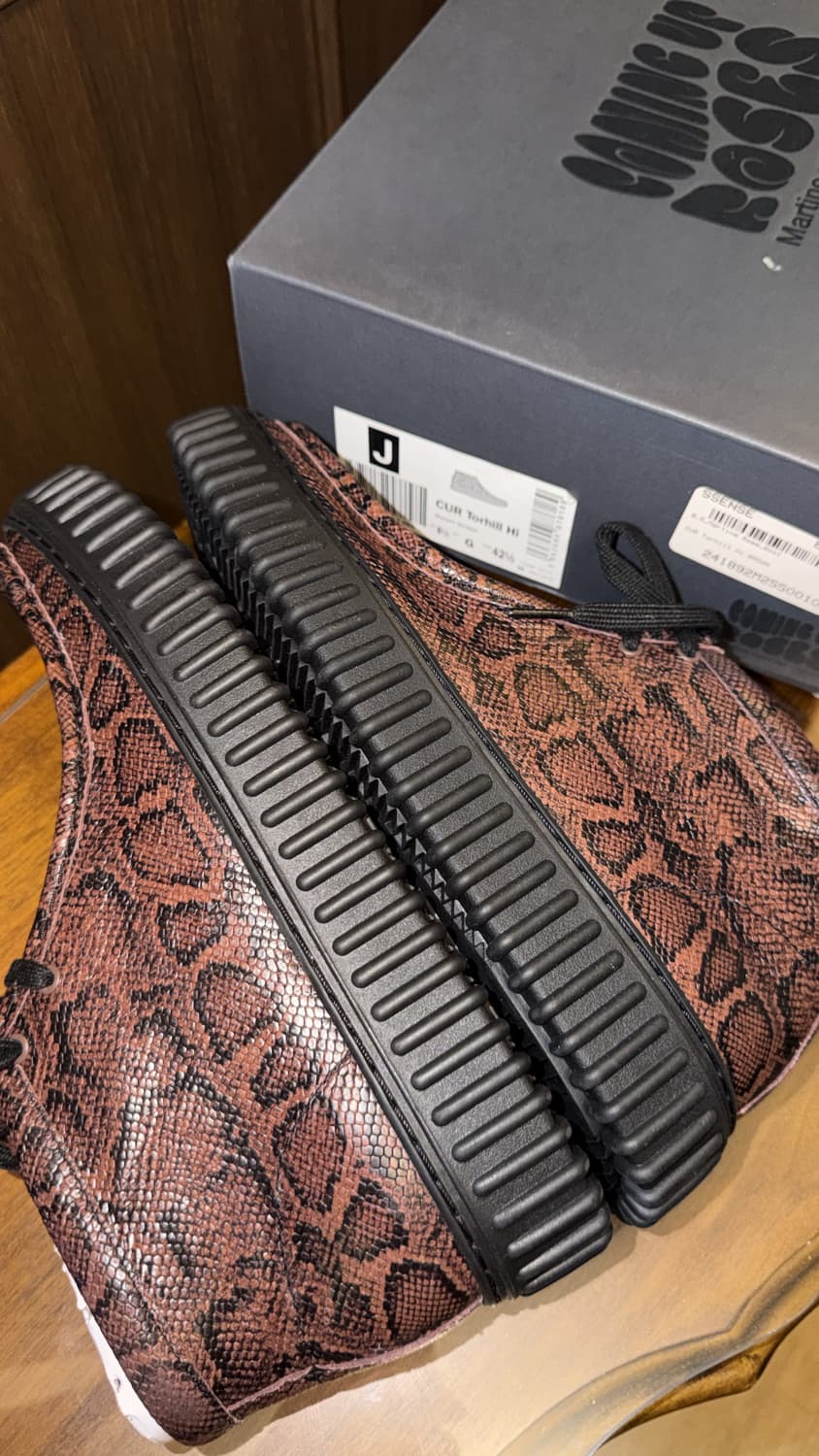 마틴로즈x클락스 레더 스네이크(새상품) 상품이미지6