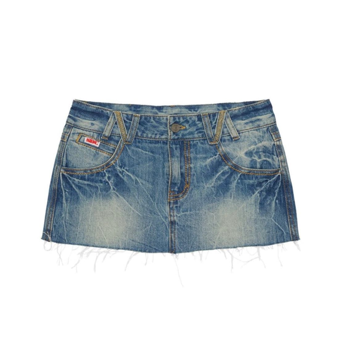 스컬프터 Vintage Micro Denim Skirt Blue 상품이미지1