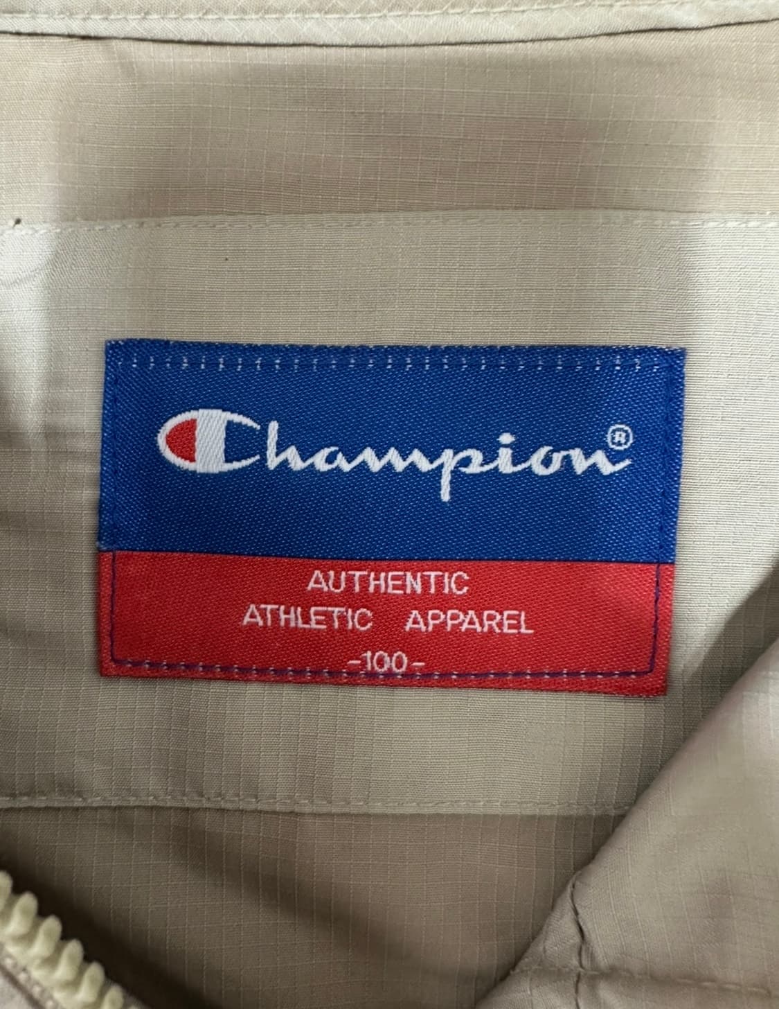 챔피온 베이지 후드 바람막이 상품이미지5