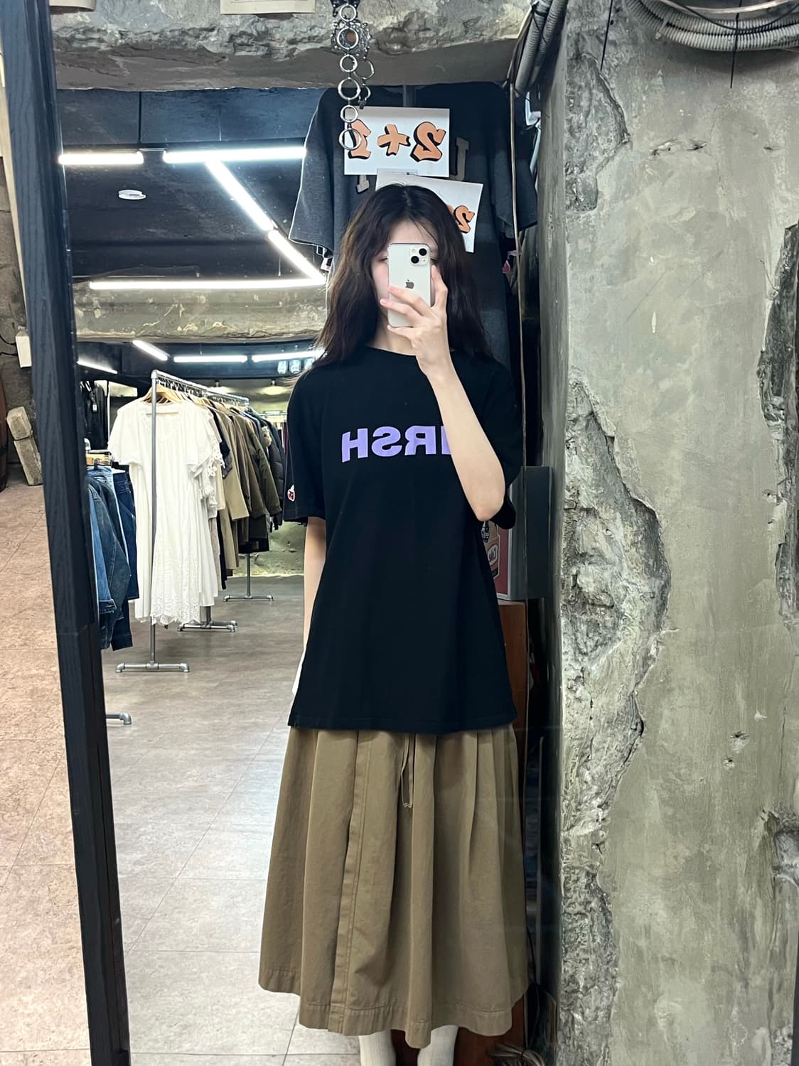 키르시 빅로고 반팔티 블랙 #csz4079 상품이미지2