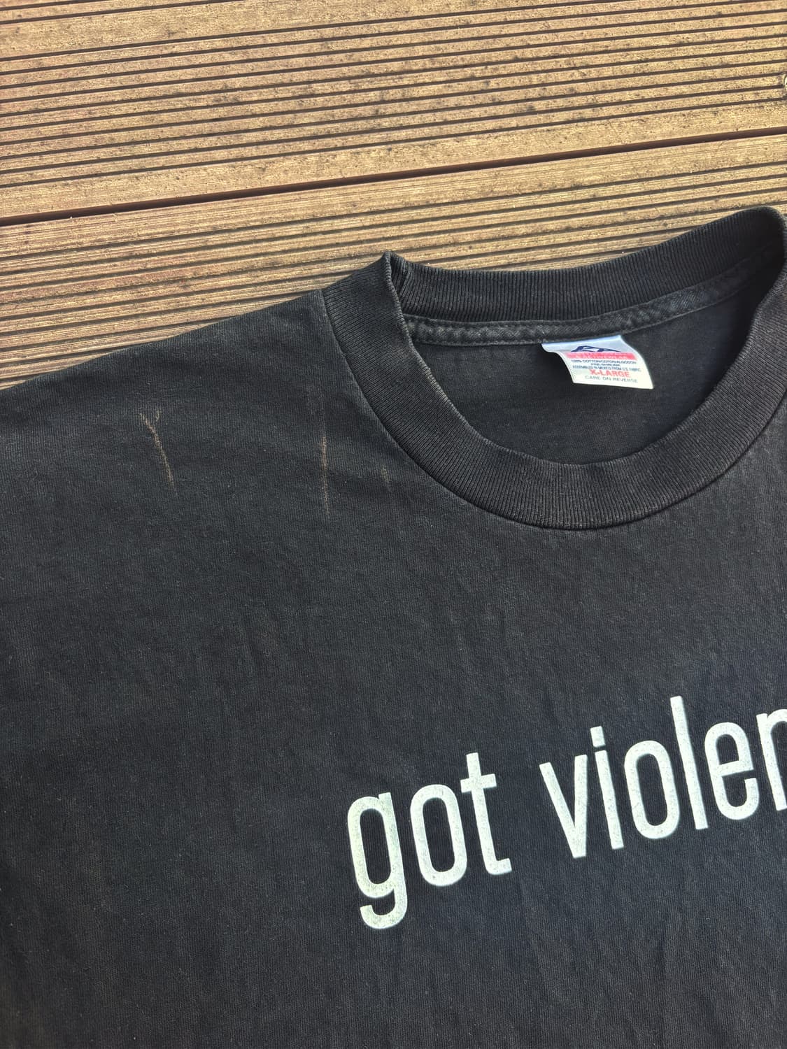 90s Marilyn Manson ’got violence?‘ 반팔티셔츠 상품이미지4