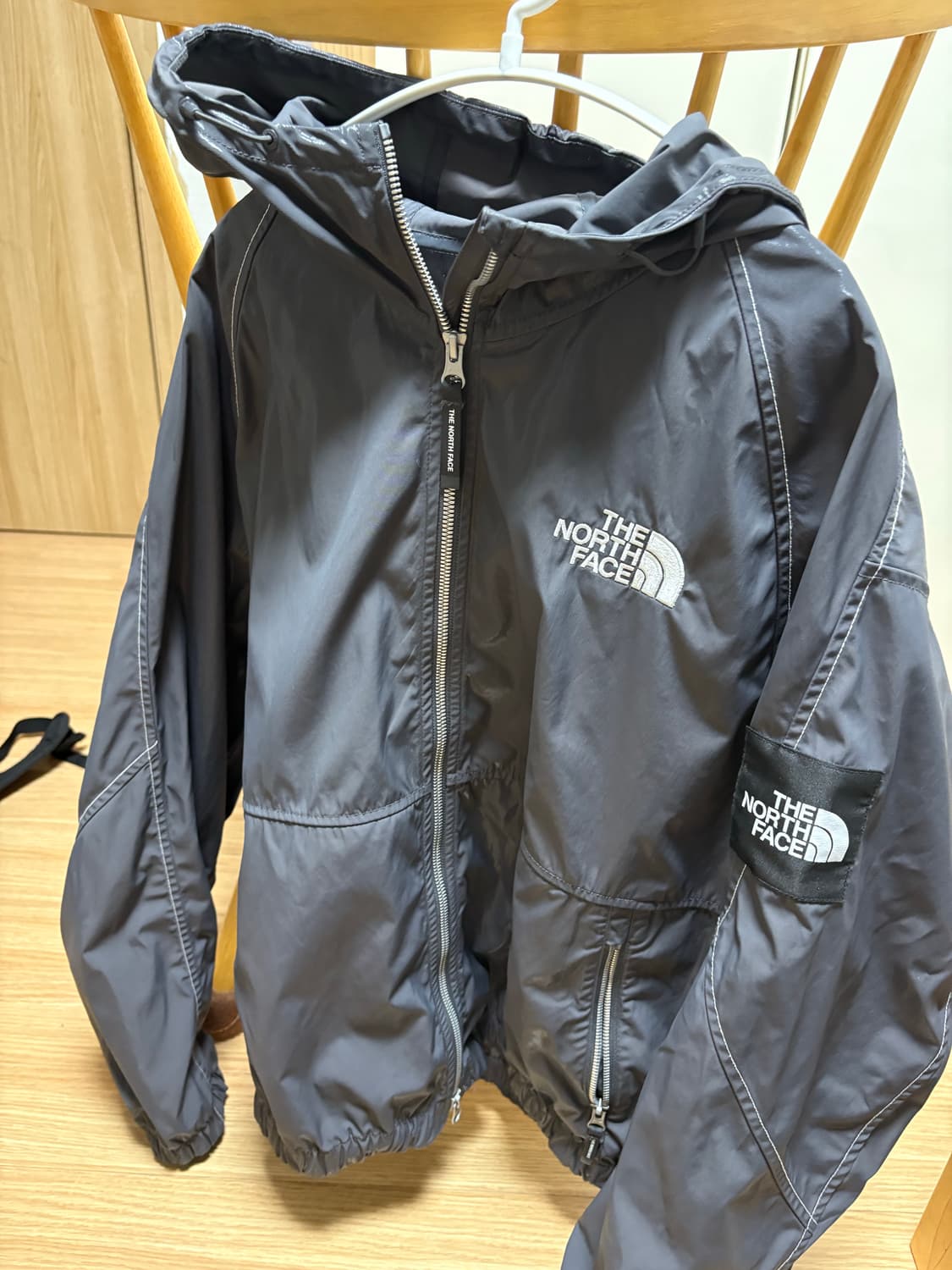 노스페이스 노벨티 올레마 후디 차콜 m 상품이미지5