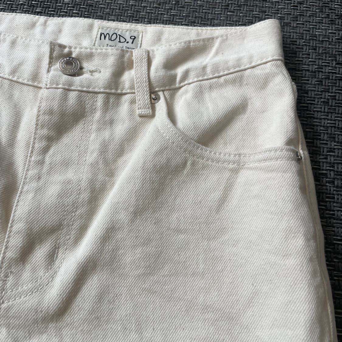 (29) 데드스탁 모드나인 아이보리 코튼 팬츠 상품이미지8