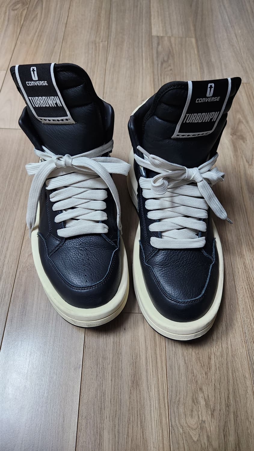 컨버스 x 다크쉐도우 터보웨폰 블랙 크림 상품이미지3