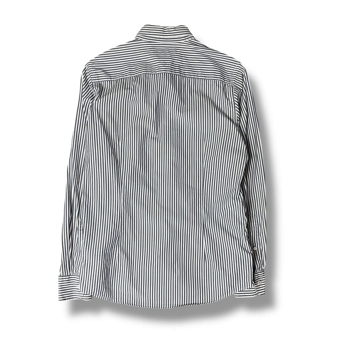 타미힐피거 미니로고 네이비 화이트 스트라이프 셔츠 M 상품이미지2