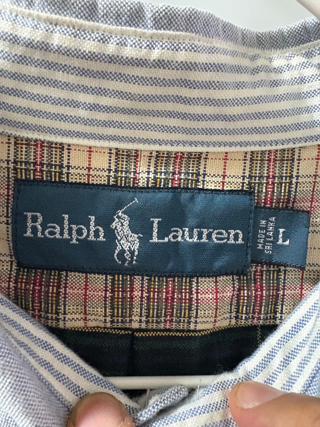 폴로 랄프로렌 멀티체크 패치워크 셔츠 상품이미지3