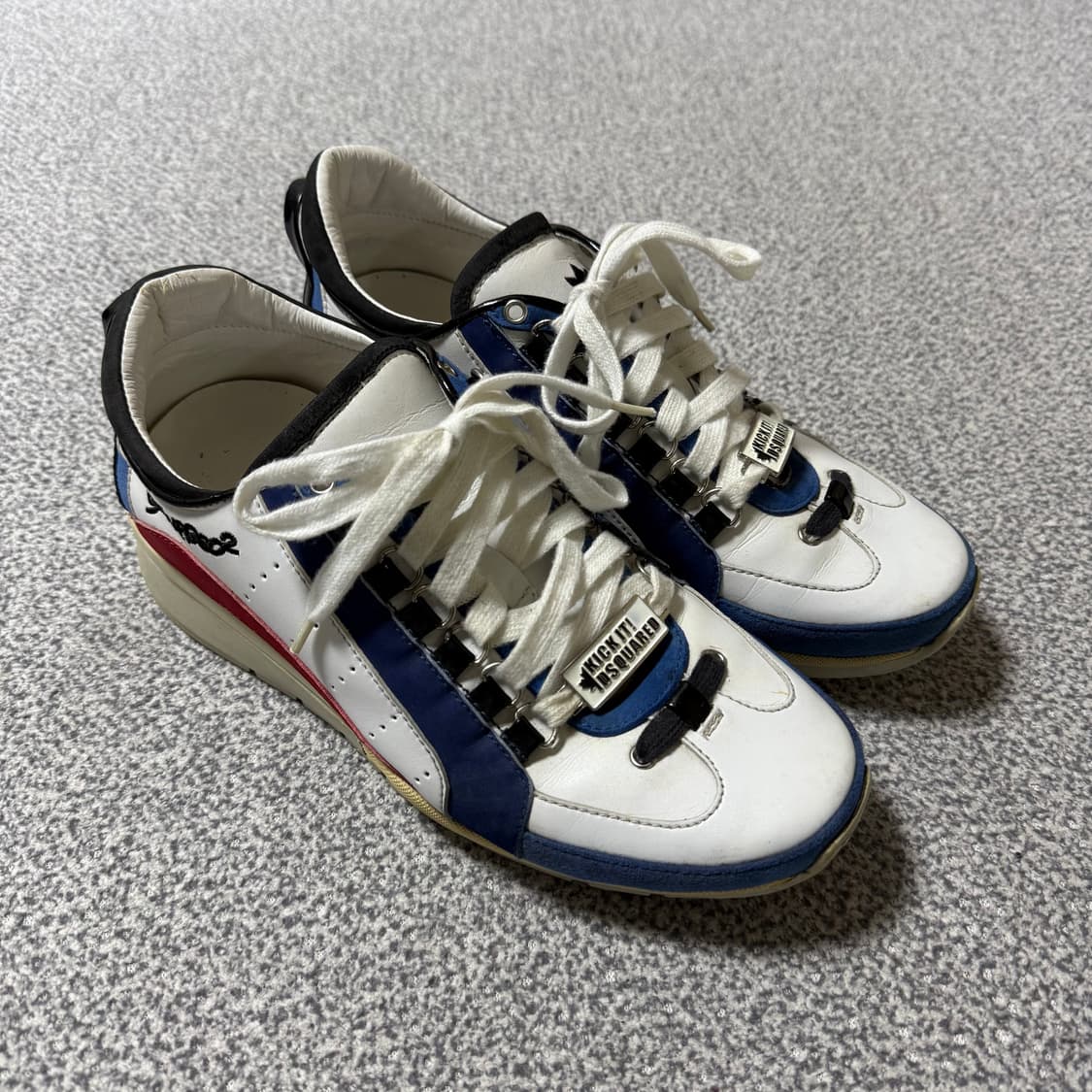 디스퀘어드2 벨루어 스니커즈 40 260-265 상품이미지2