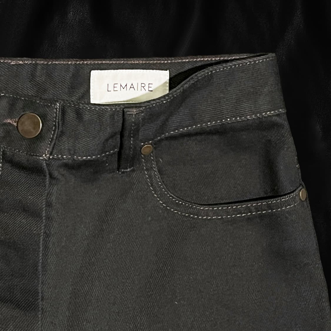 르메르 우먼 피티드 흑청 팬츠 상품이미지3