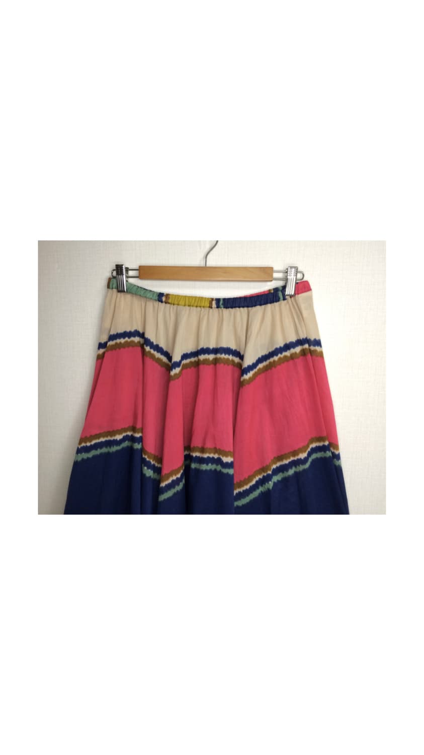 Ne-net 네넷냐 컬러풀 웨이브 밴딩 스커트 상품이미지2