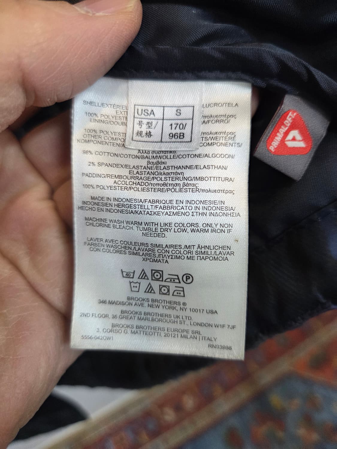 브룩스브라더스 퀄팅 자켓 s m 상품이미지5