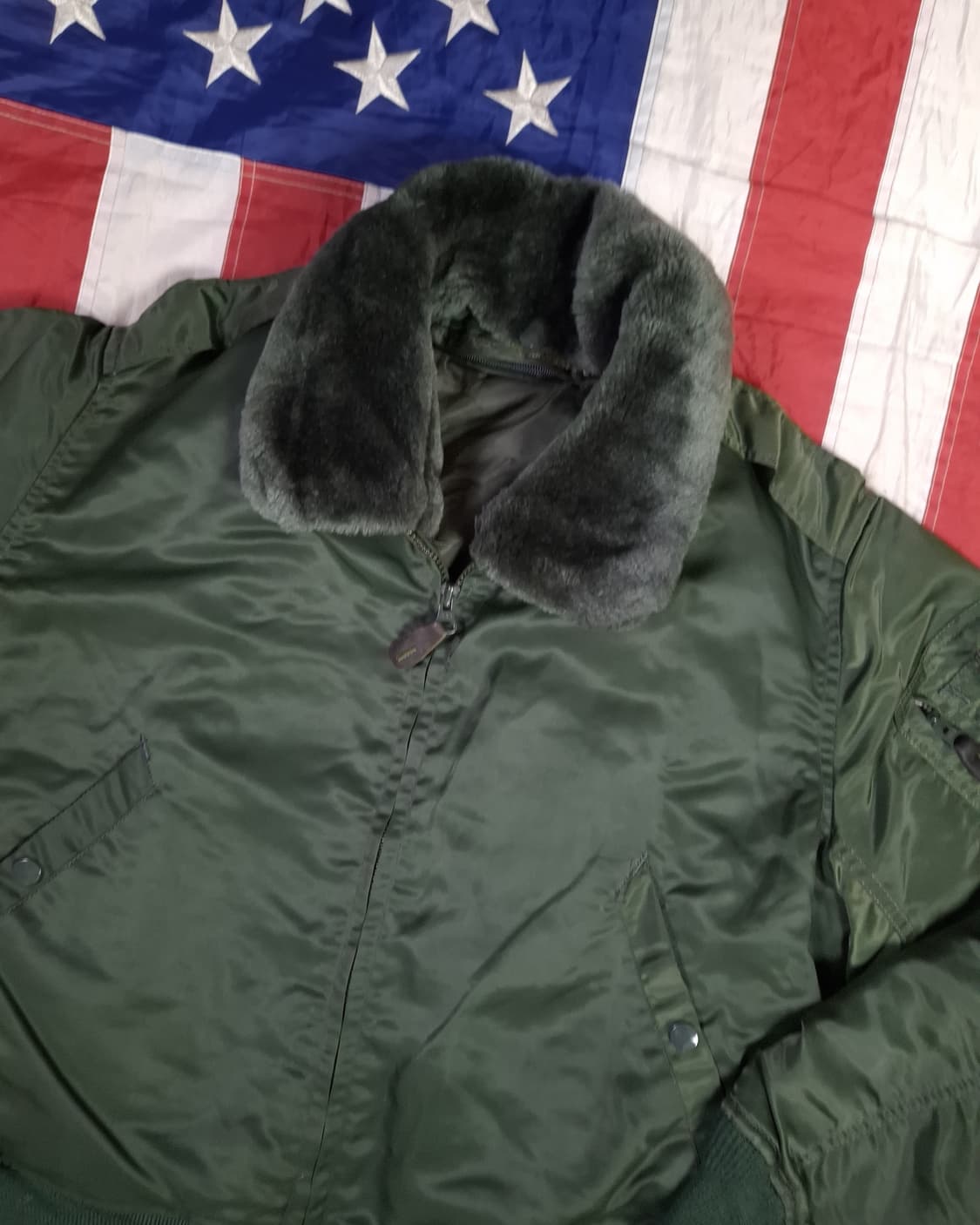 새제품 오리지날 서울의봄 80's 국군용 MA-1 항공점퍼 상품이미지6