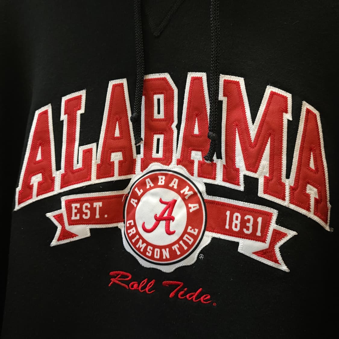 90s 러셀 후드 스웻셔츠 앨라배마 크림슨 타이드 빈티지 레터링 L 상품이미지6