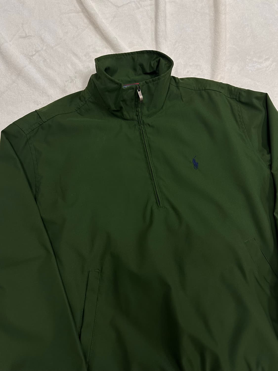 (M)폴로랄프로렌 폴리쉘 풀오버 하프집업 아노락 딥그린 상품이미지2