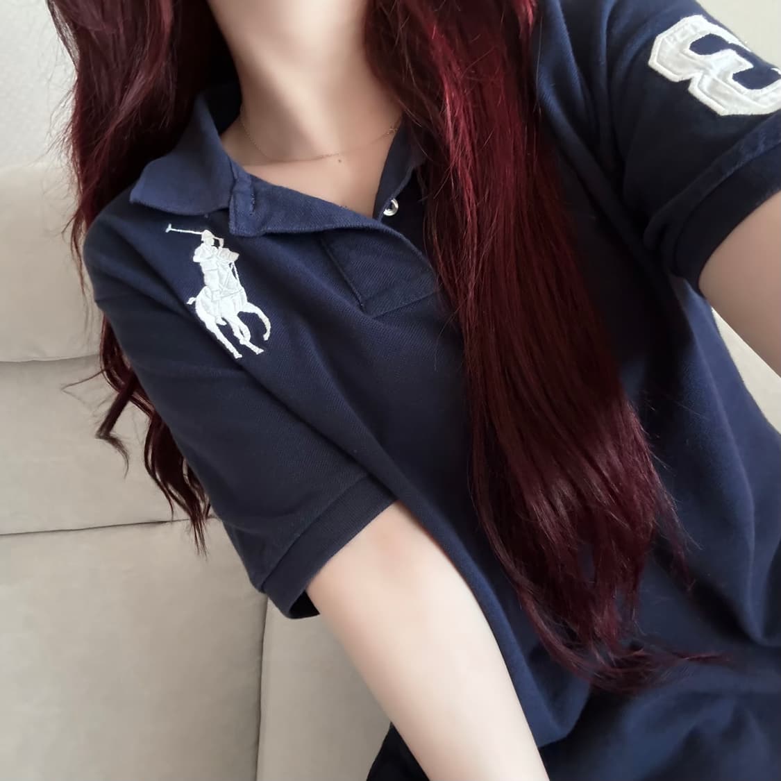 폴로 네이비 빅포니 카라반팔티 상품이미지1