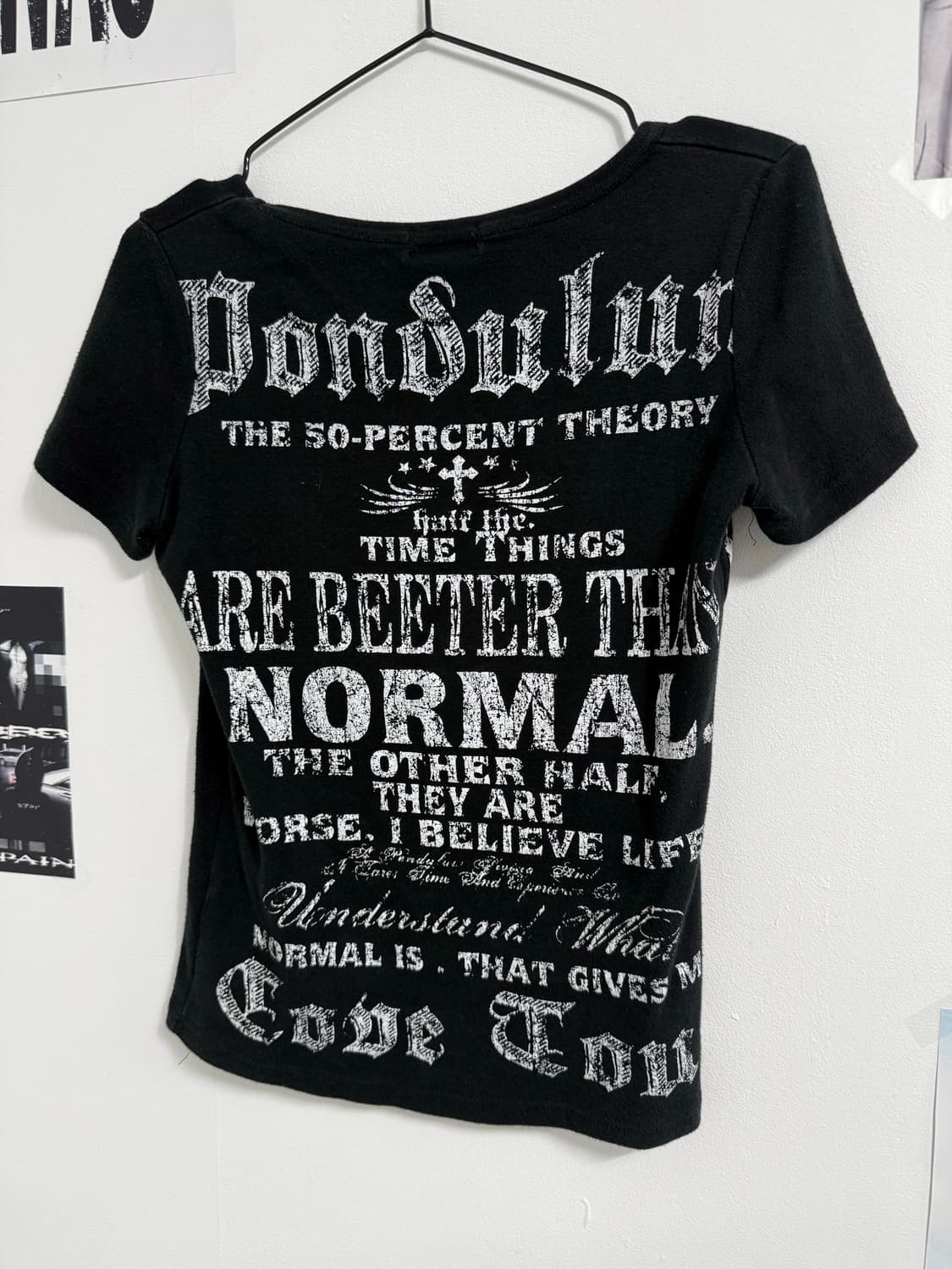 00s punk mood printing halfsleeve  상품이미지4