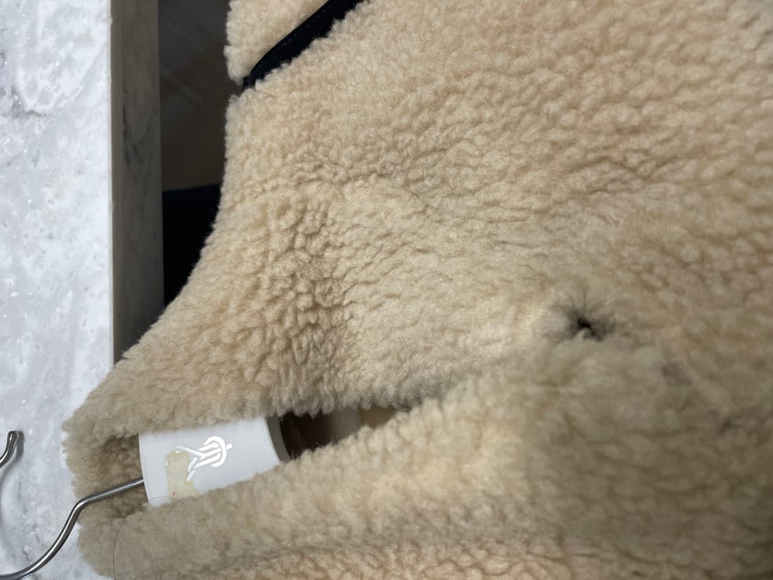 마뗑킴 테디베어 롱 퍼 코트 뽀글이 상품이미지4