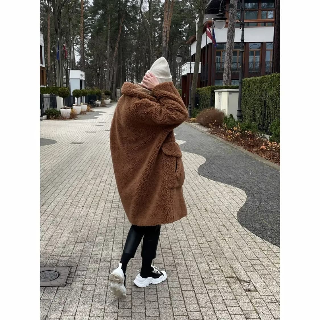 누메로 벤투노 N21 테디 코트 상품이미지2