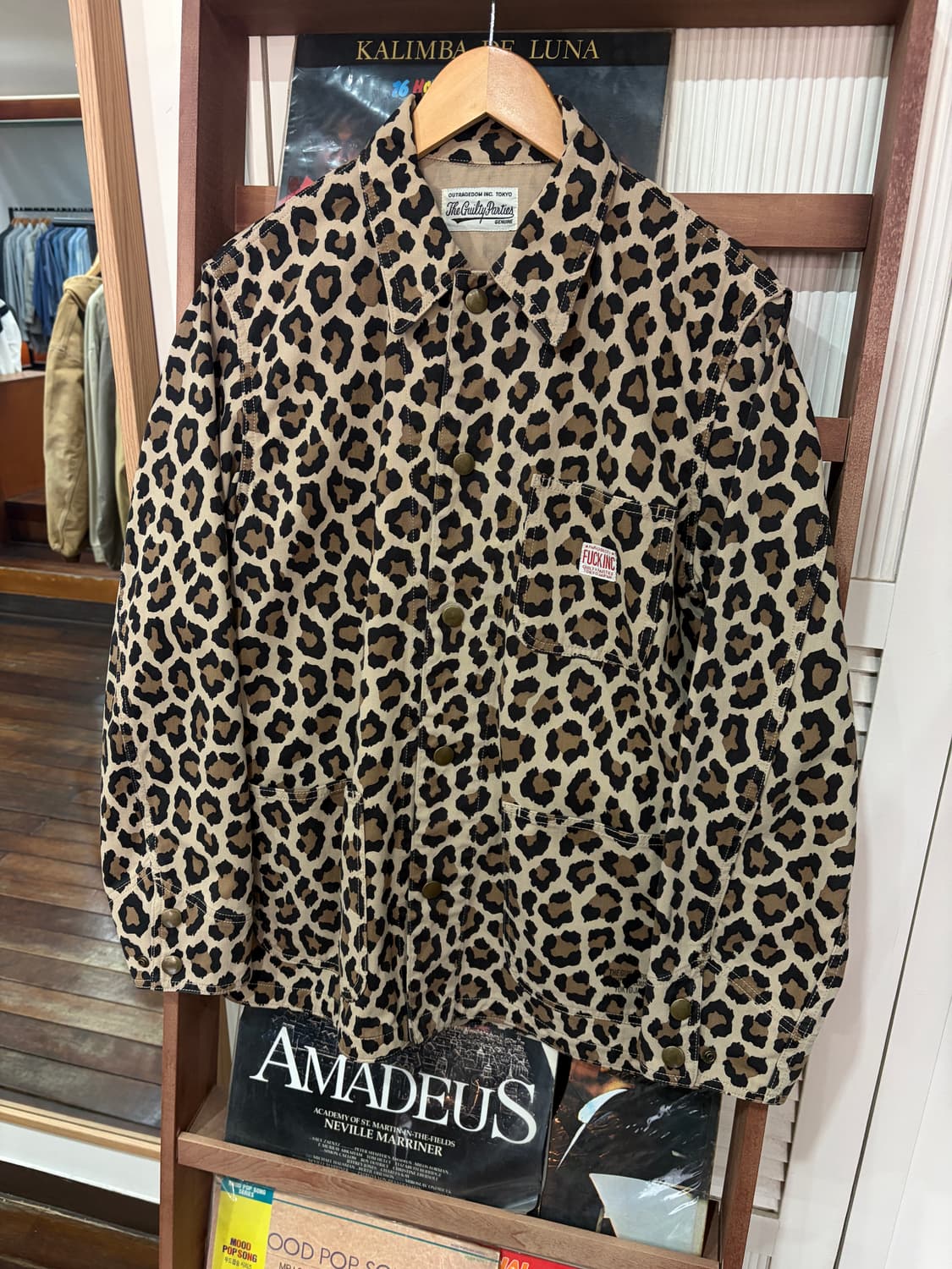 Wacko maria 레오파트 커버올 워크 자켓 상품이미지1