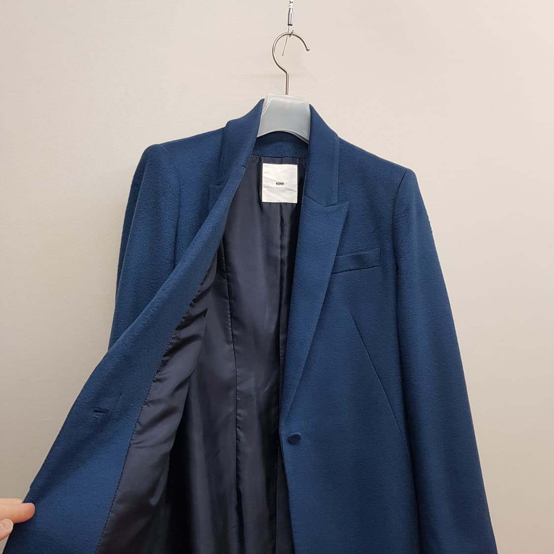 구호 KUHO 캐시미어 테일러드 롱 코트 85-94-160사이즈 상품이미지5