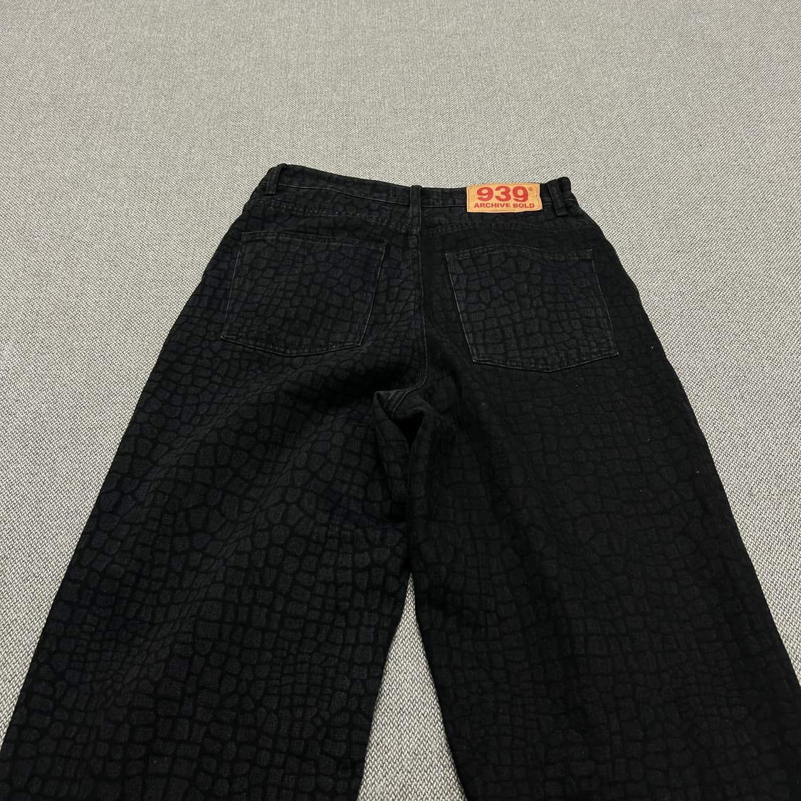 939 아카이브볼드 크로커다일 데님팬츠(S) 상품이미지5