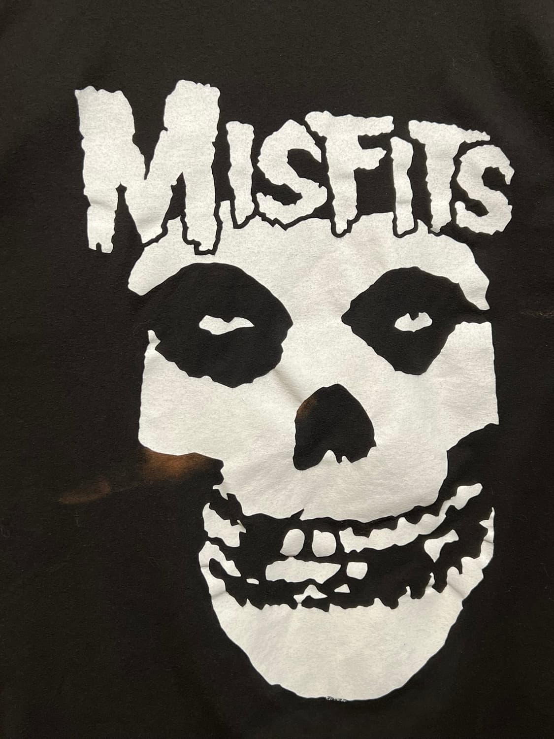 10's [XL] MISFITS 미스피츠 스컬 빈티지 밴드티 블랙 반팔 상품이미지7