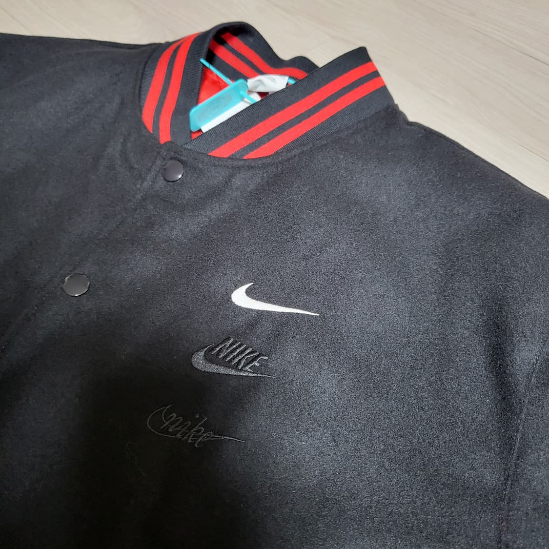 나이키 바시티 자켓 블랙 색상 3Xl 새상품 상품이미지4