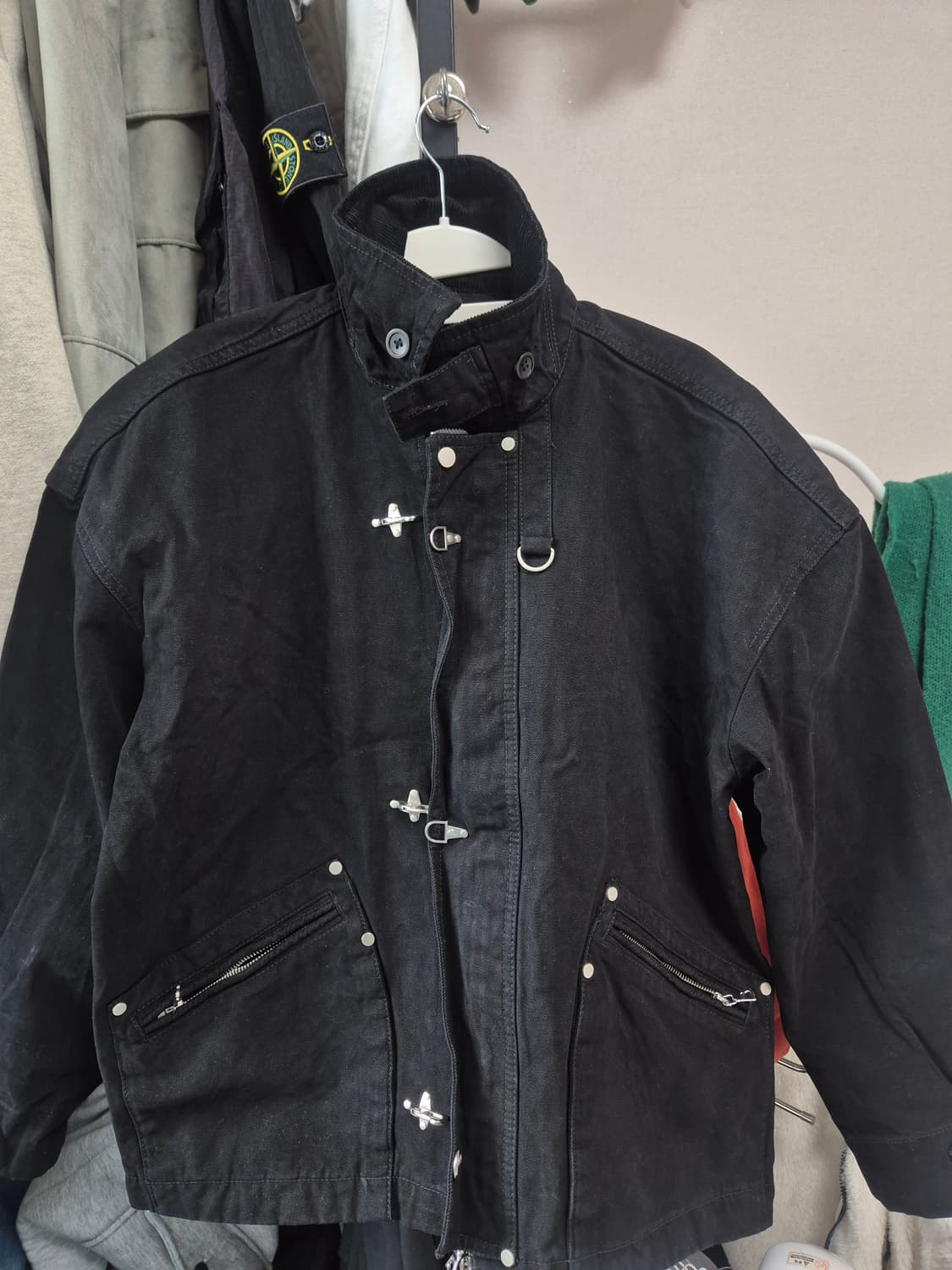 블랙  자켓 M95사이즈 새상품 상품이미지3