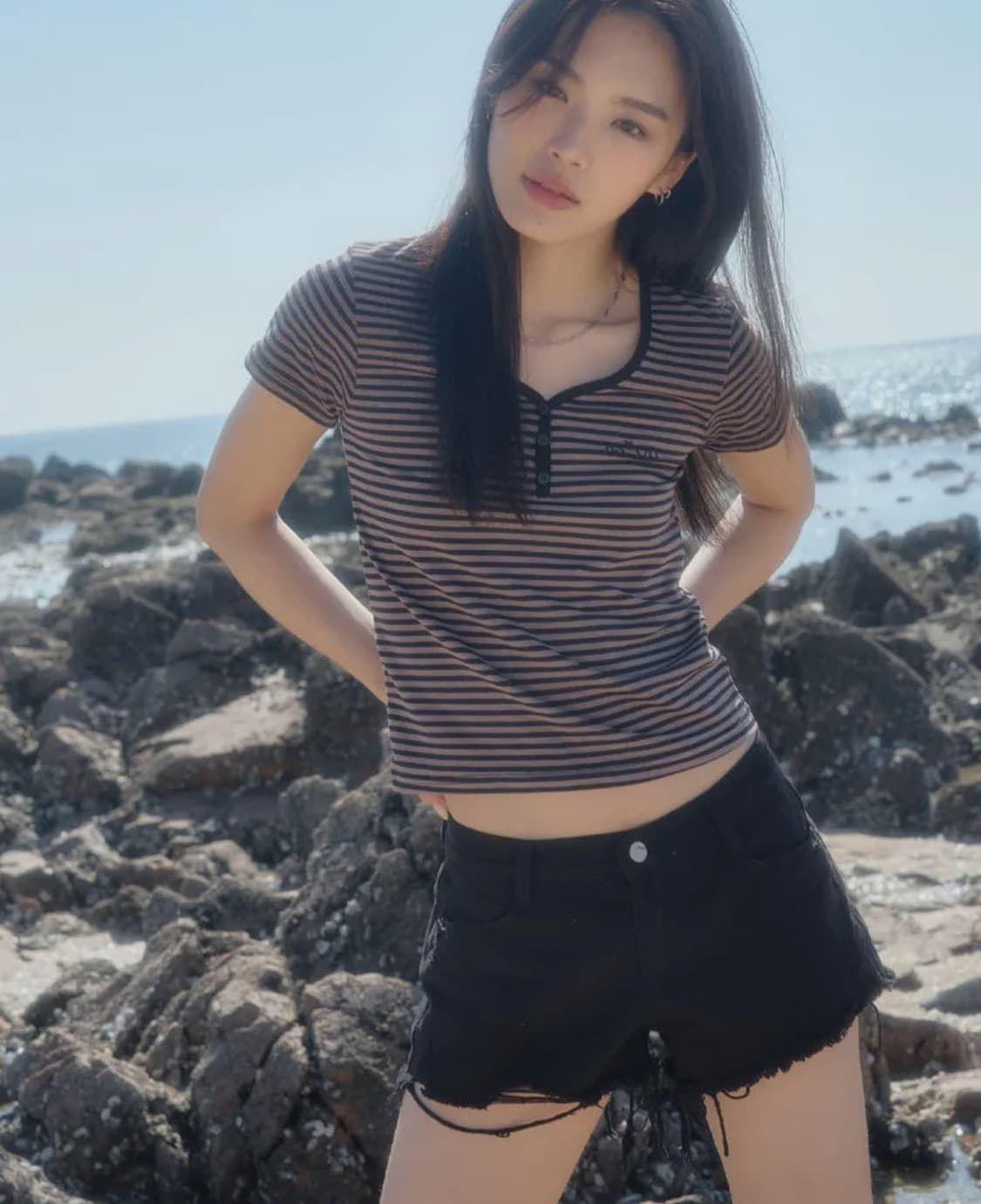 SOLID BLACK SHORT PANTS s사이즈 상품이미지1