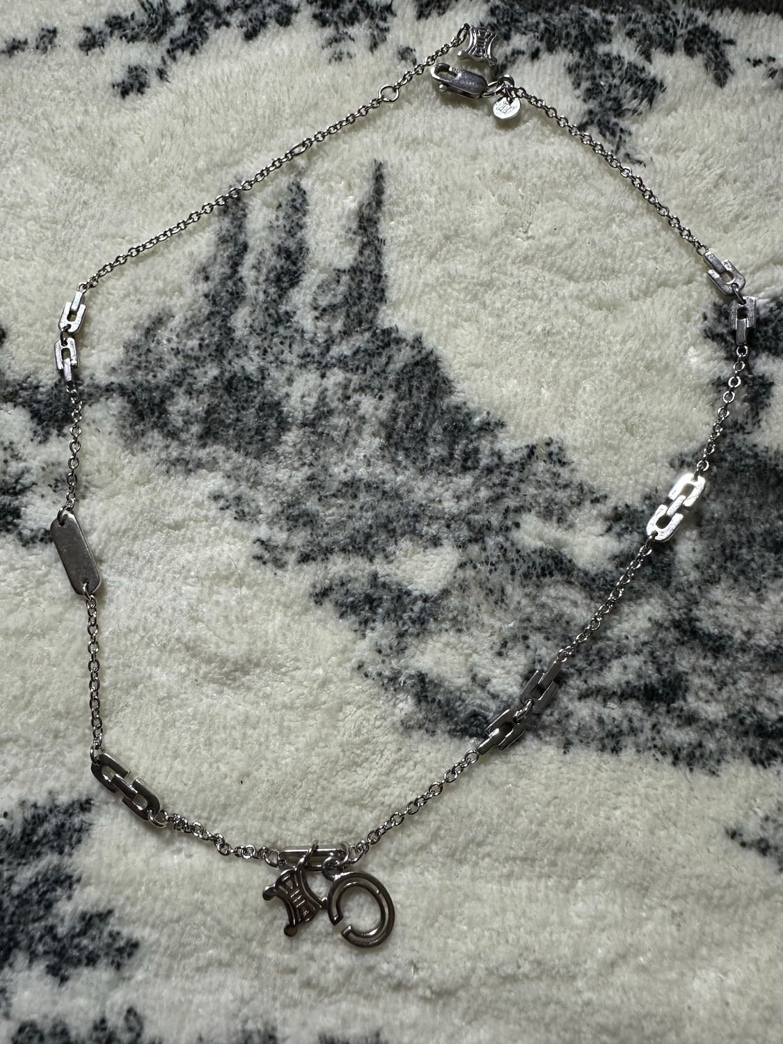 셀린느 마카담 빈티지 925실버 목걸이 상품이미지2