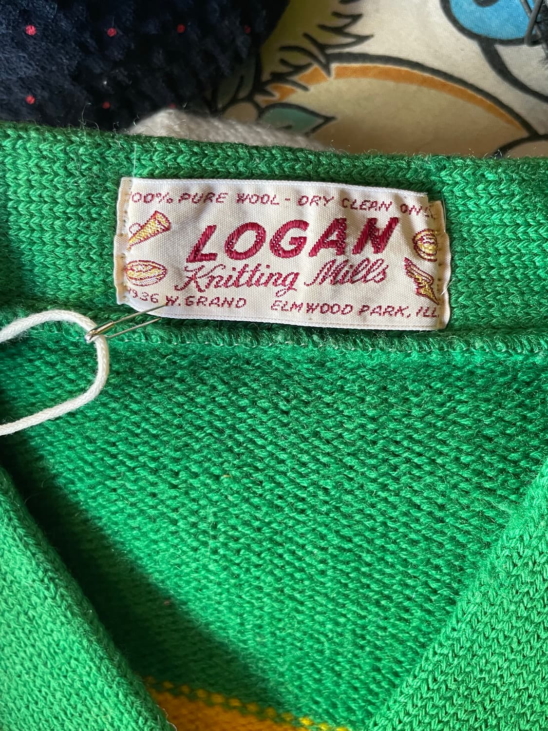 1960-70s Vintage Cheerleader Sweater 상품이미지10