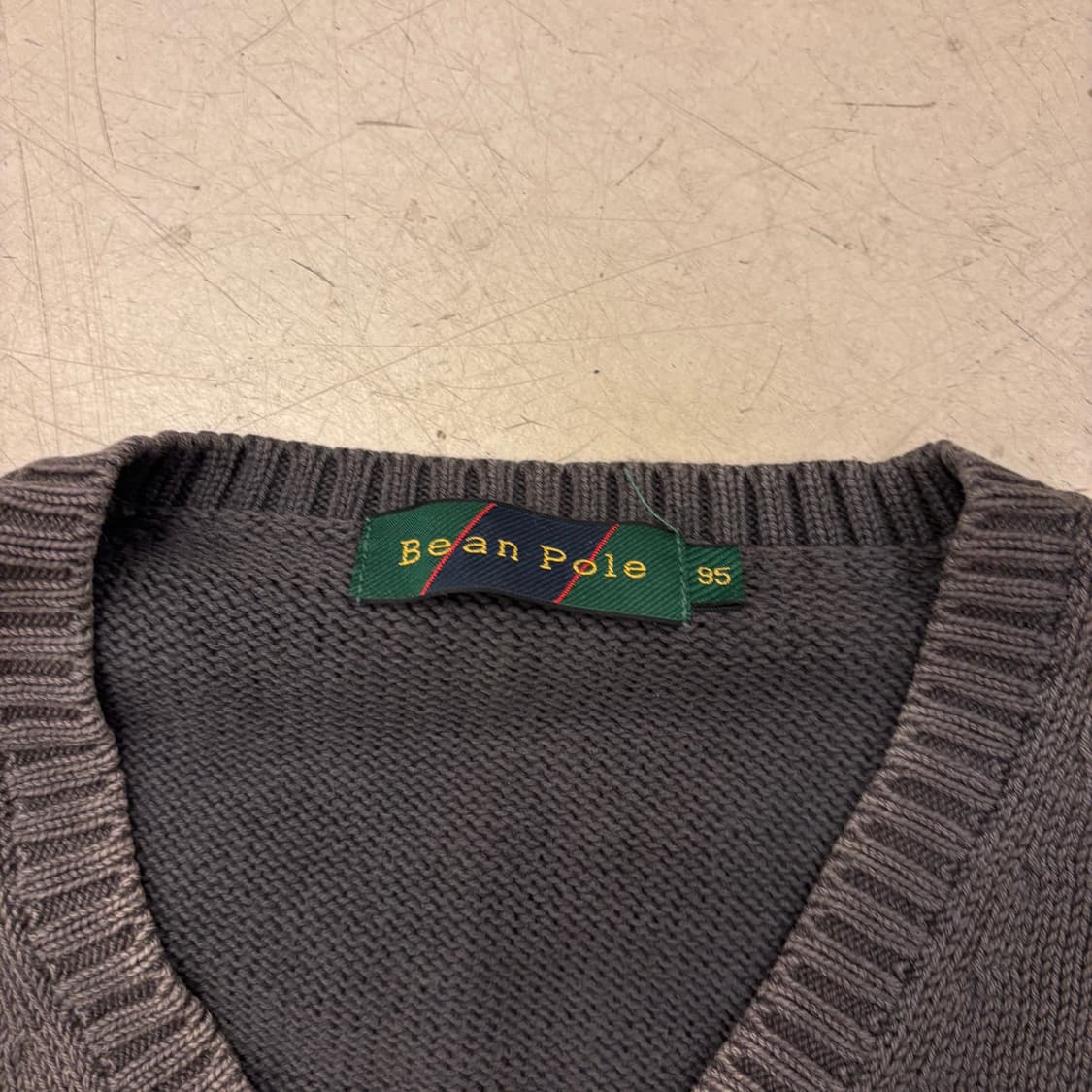 빈폴 스몰로고 니트 조끼 상품이미지3