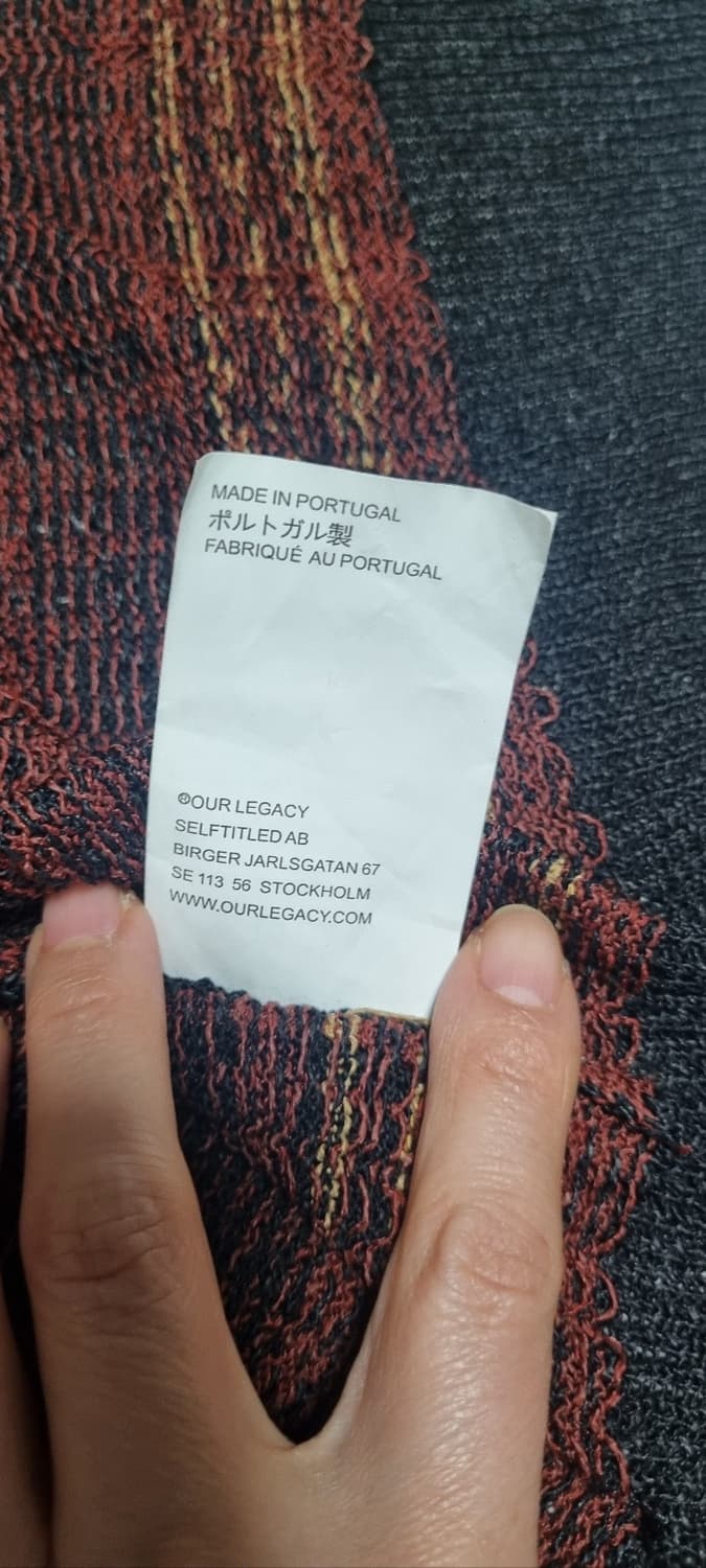 [50]아워레가시 이브닝폴로 러스트 지저 체크 상품이미지4