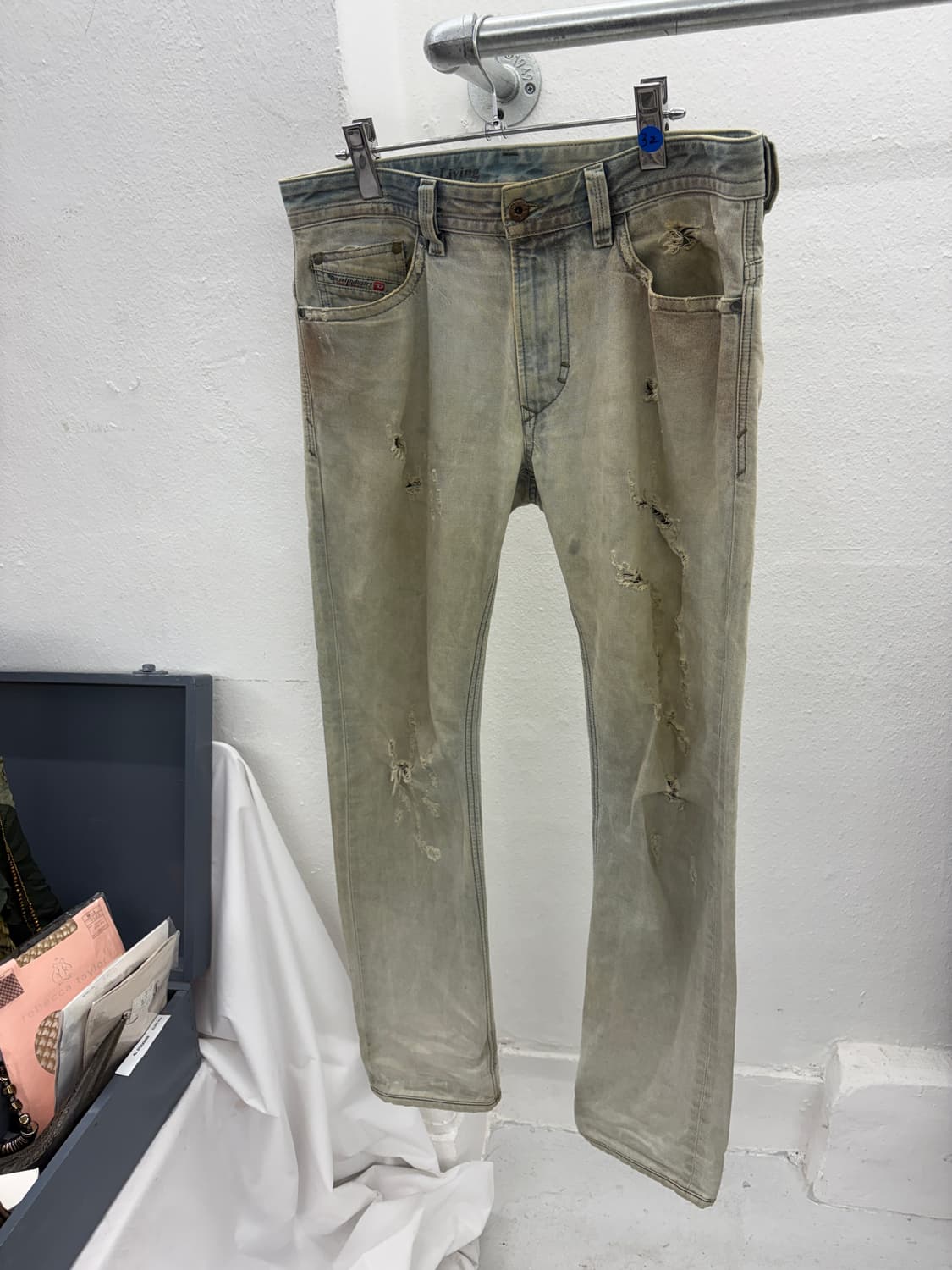 디젤 워싱 데님팬츠 상품이미지1
