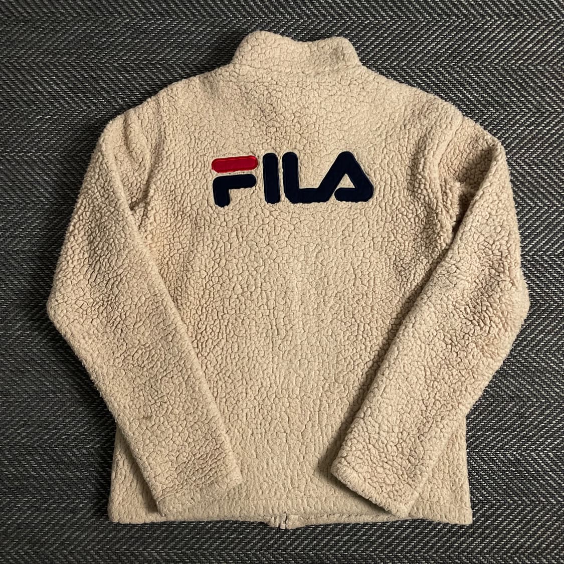 필라 빅로고 미니멀 양털 플리스 자켓o 3053 상품이미지1