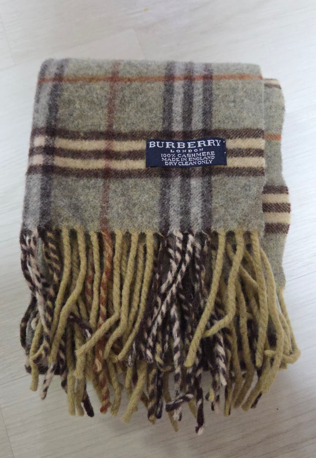 버버리 노바체크 캐시미어 머플러 상품이미지1