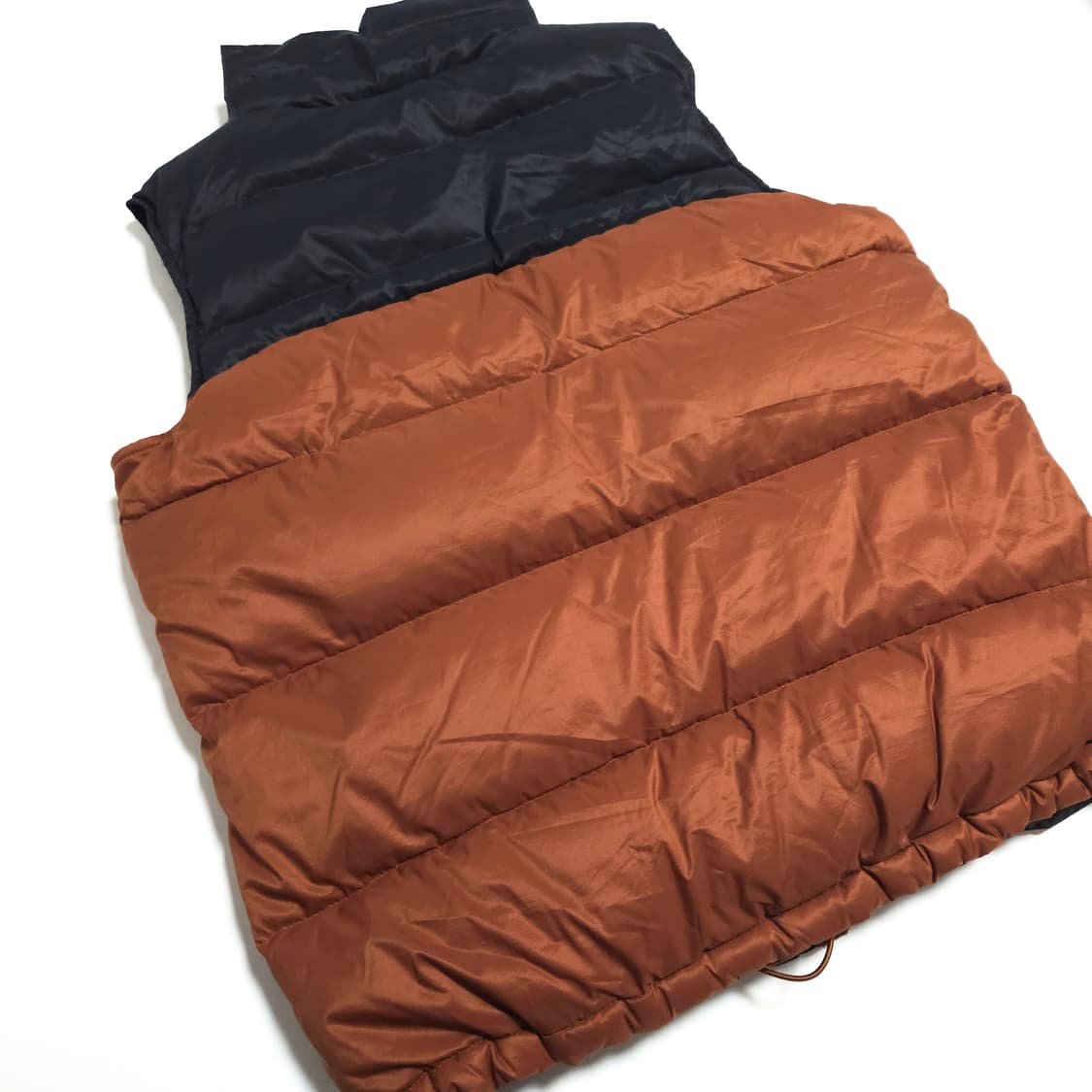 컬럼비아 옴니히트 구스다운 패딩 베스트 조끼 브라운오렌지 상품이미지3