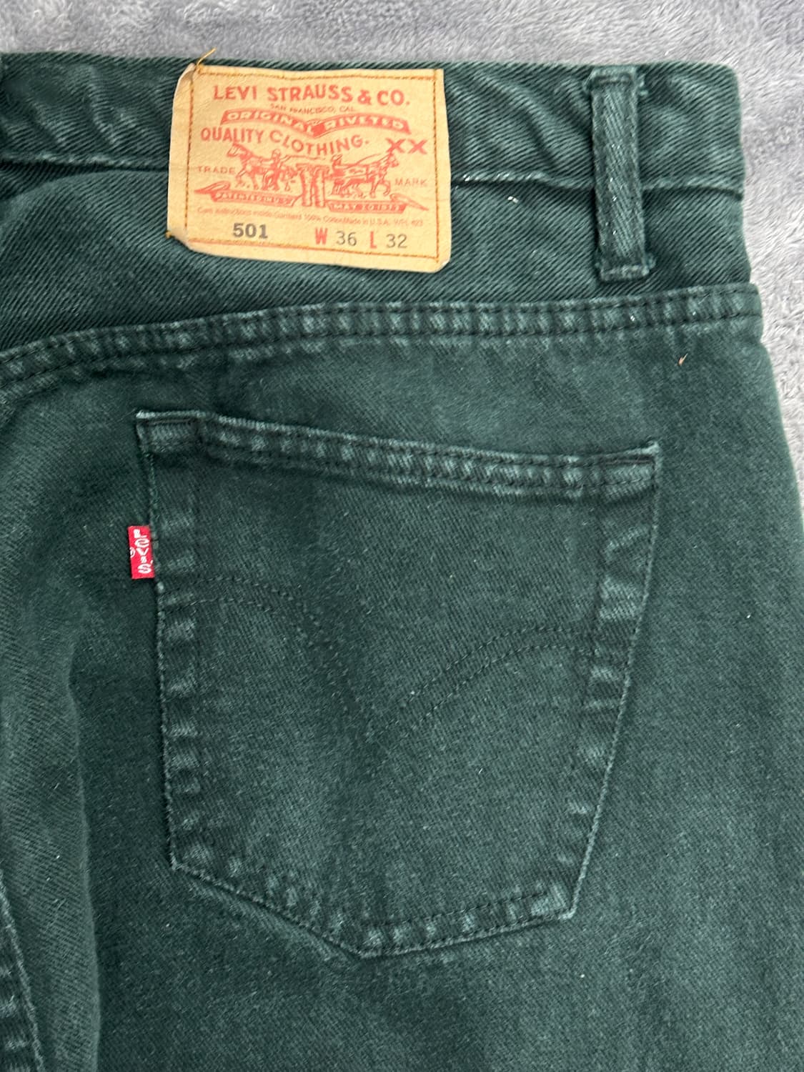 2000' 리바이스 501 데님 팬츠 36x32 상품이미지5