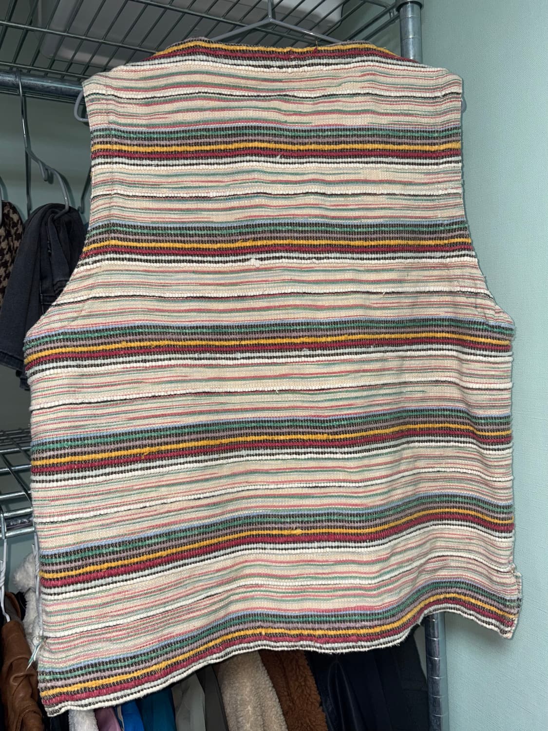 에스닉 패브릭  조끼 베스트 상품이미지2