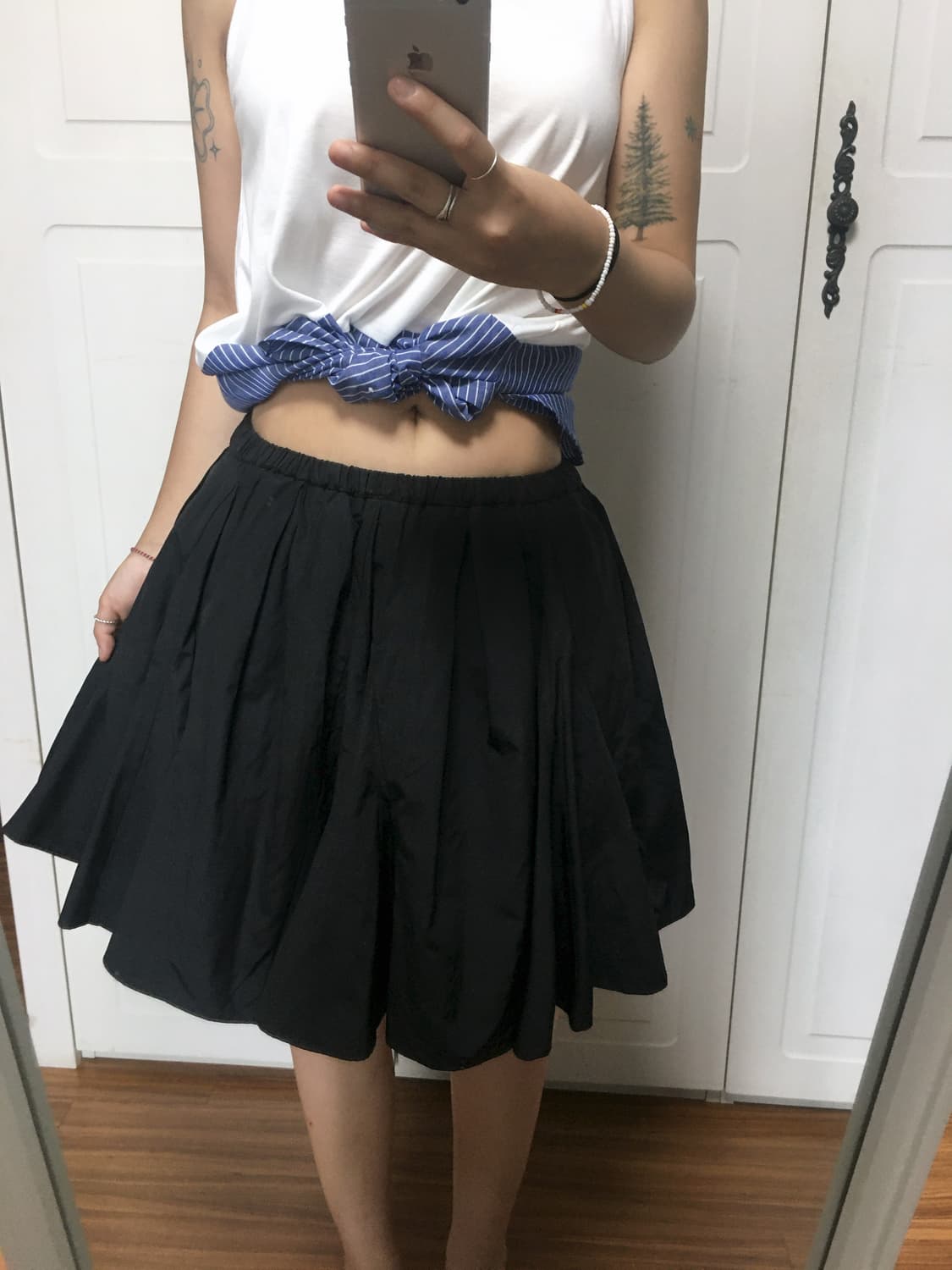 미니 밴딩 플리츠 skirt 상품이미지2