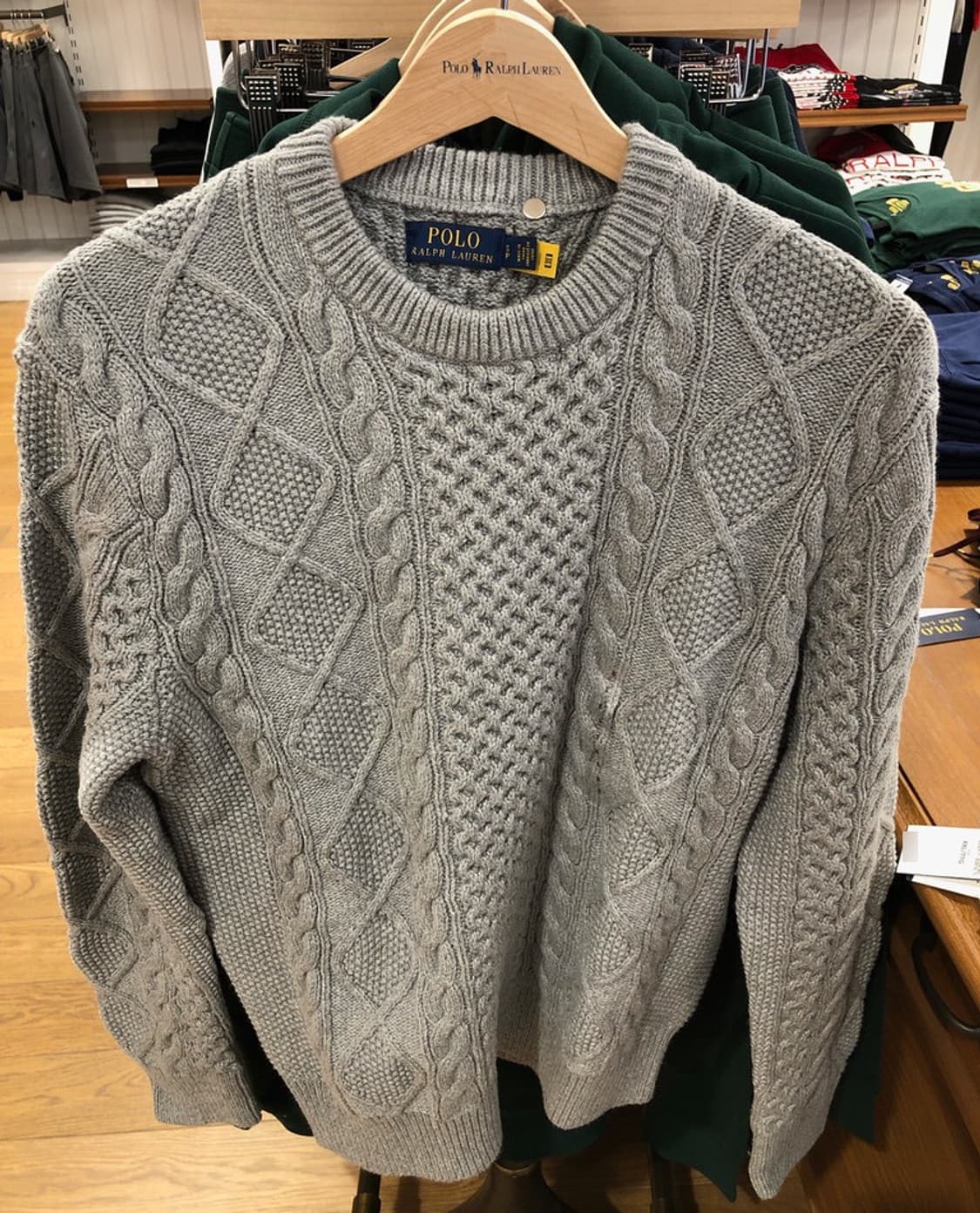 폴로 랄프로렌 21Winter 아란패턴 니트/스웨터 상품이미지3