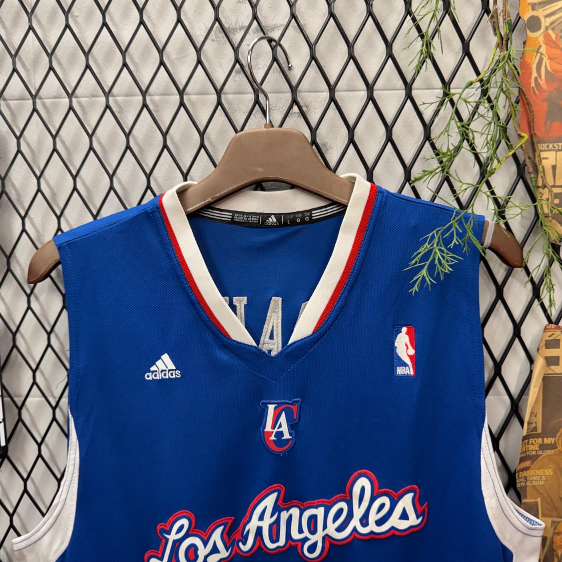 아디다스 X NBA LA 클리퍼스 스윙맨 나시 저지 블루 상품이미지3